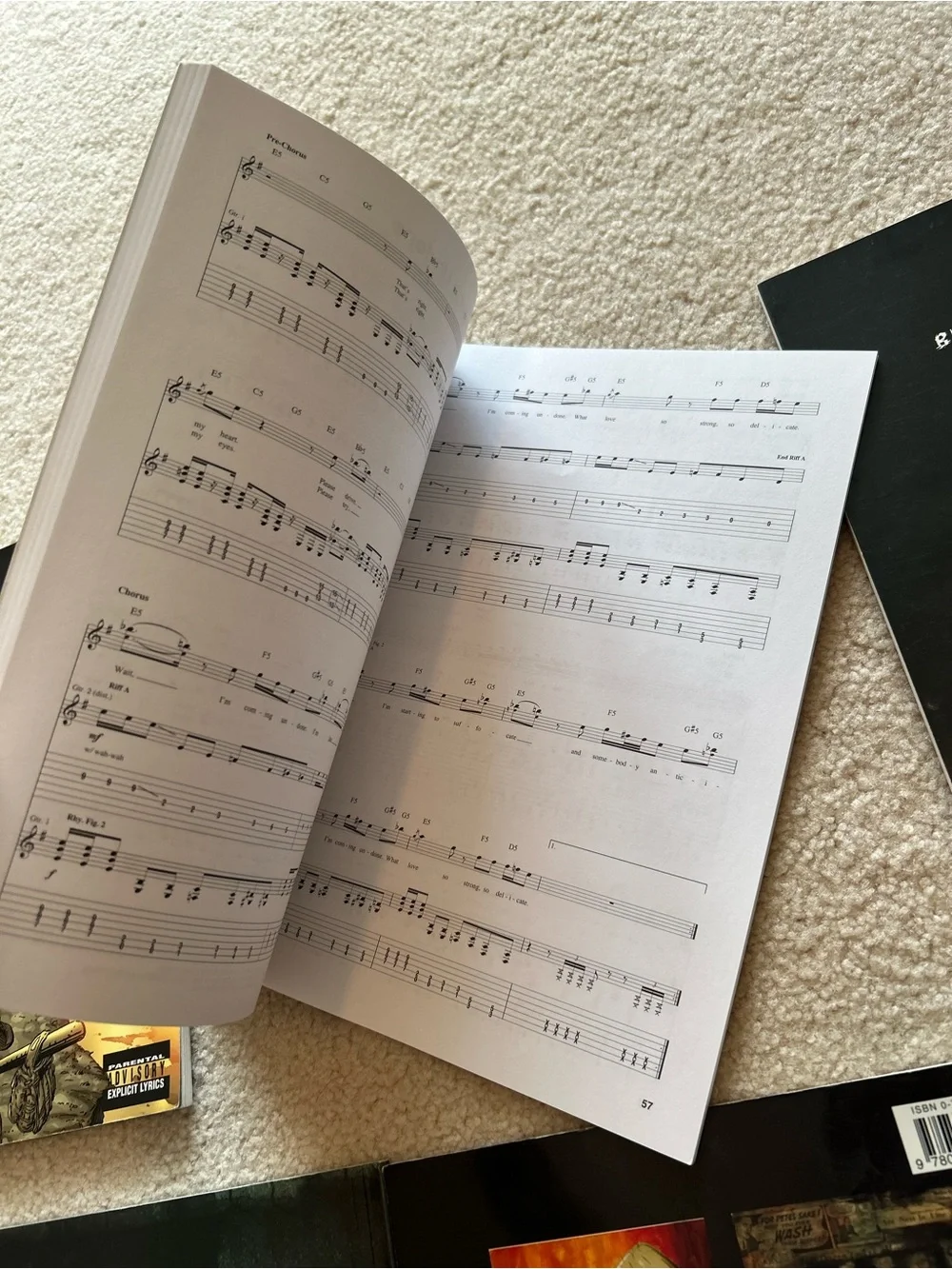 Collection of 6 Korn Authentic Guitar Tab Songbook Sheet Music Vintage